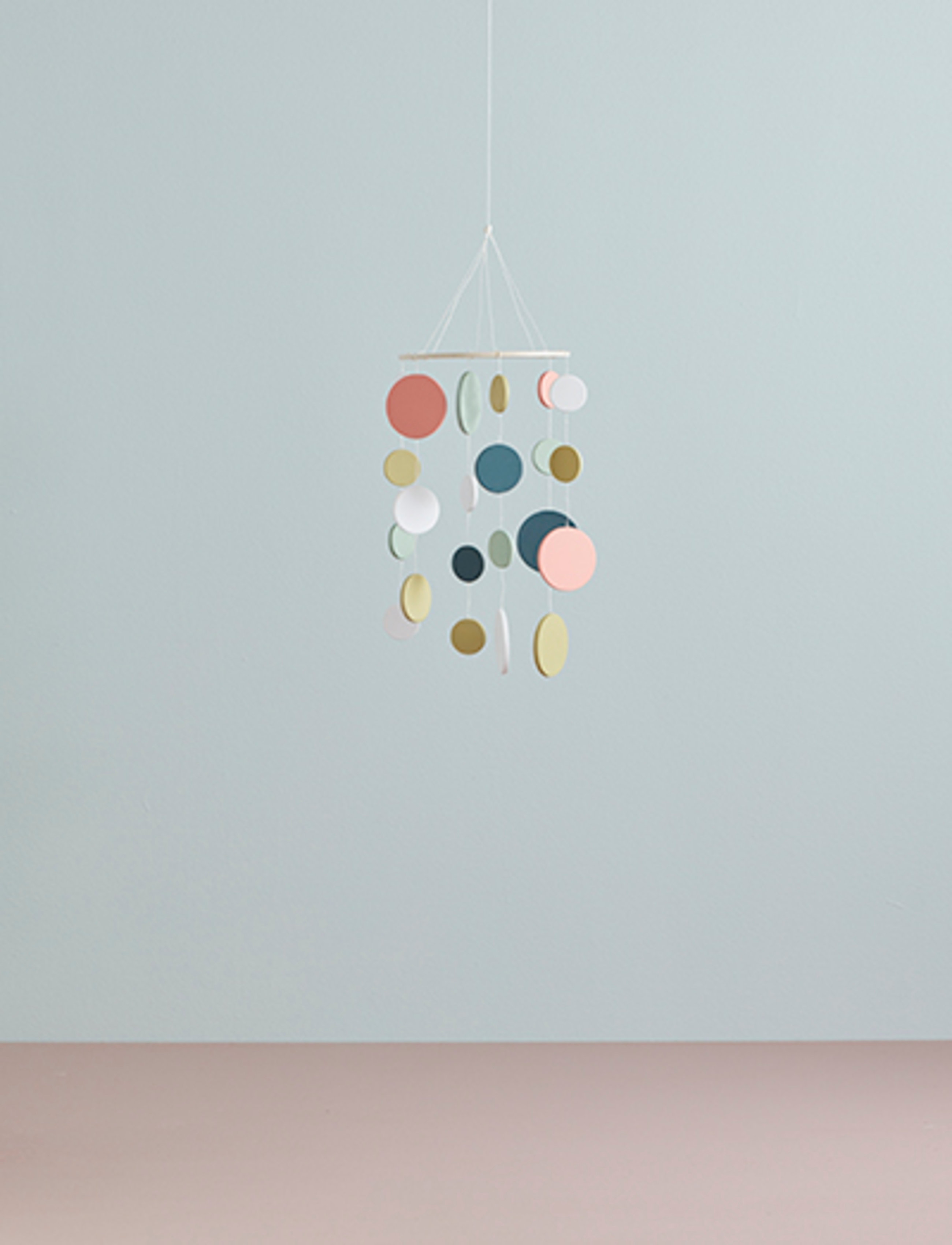 Kid's Concept Mobile Green, One Size, Multi/patterned, Babysøvn > Mobile Skyer, Børn