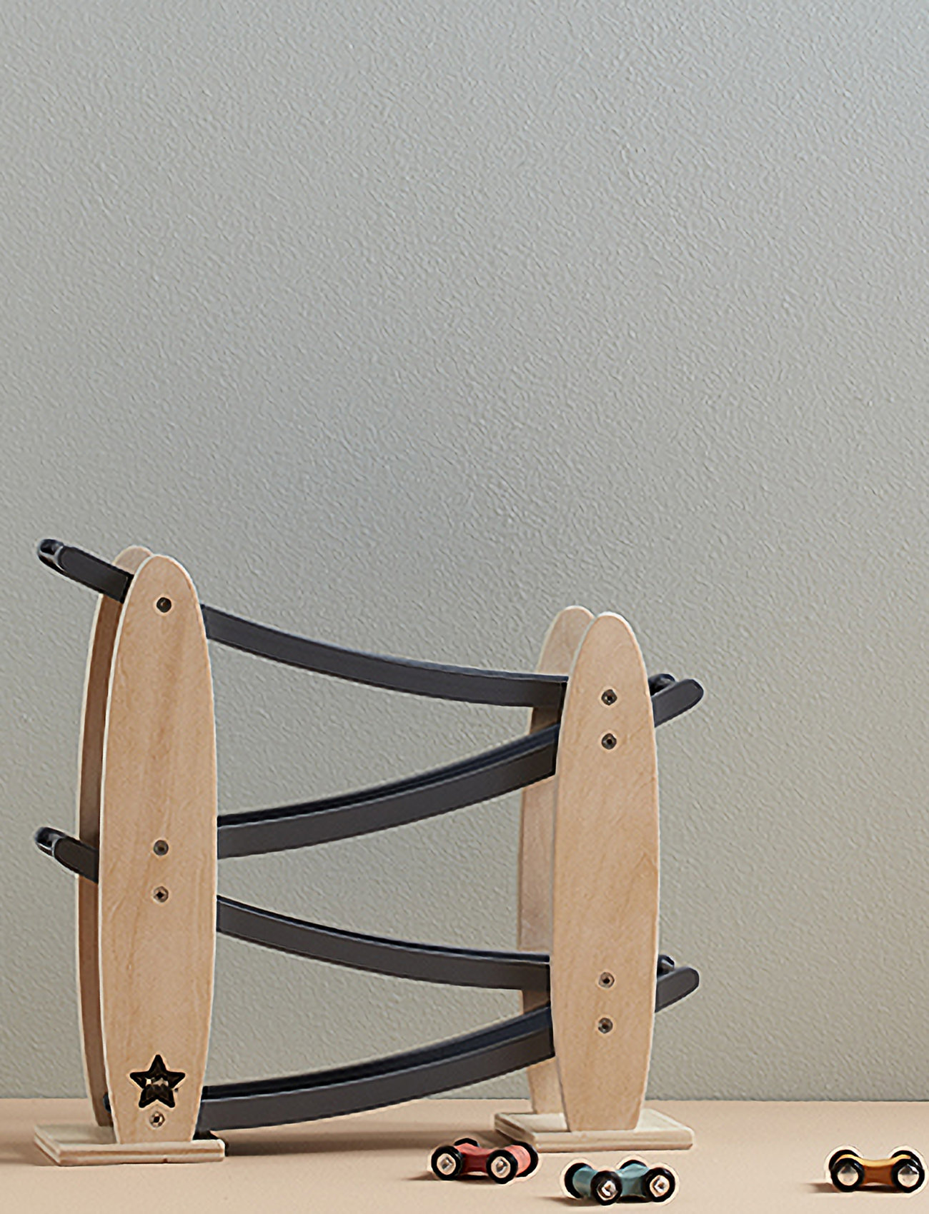 Kid's Concept - Car track natural/grey AIDEN - võistlusrajad - grey - 1