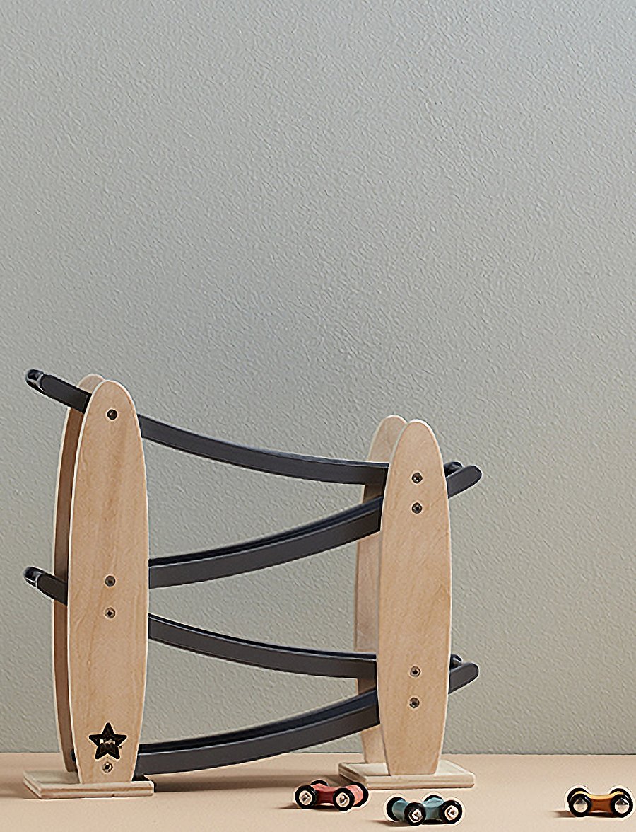 Kid's Concept - Car track natural/grey AIDEN - võistlusrajad - grey - 1