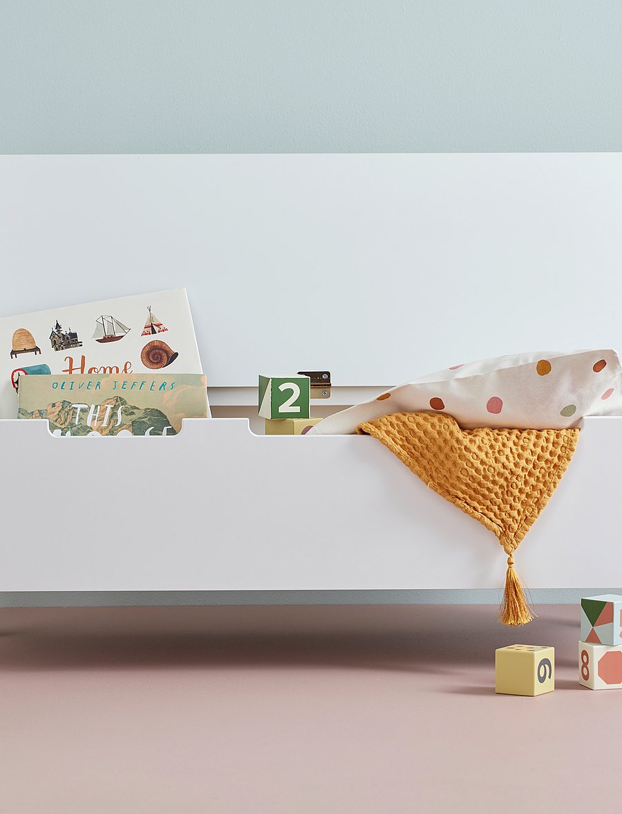 Kid's Concept - Sofa with storage white STAR - förvaringsmöbler - white - 2