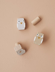 Kid's Concept - Hooks owls 3 set EDVIN - de laveste prisene - multi,nature - 2