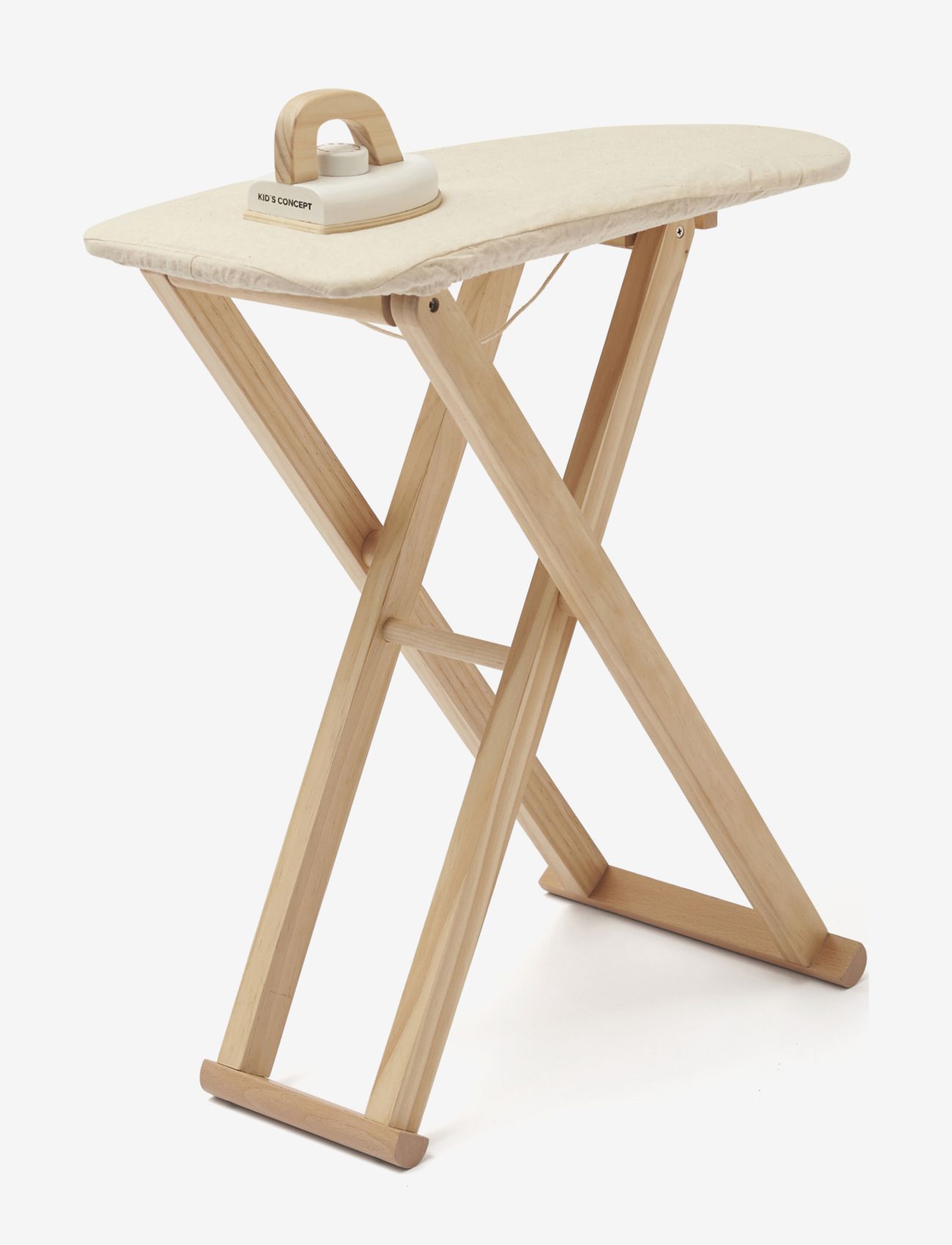 Kid's Concept - Iron board with iron BISTRO - hreingerningarleikföng - nature,white - 2