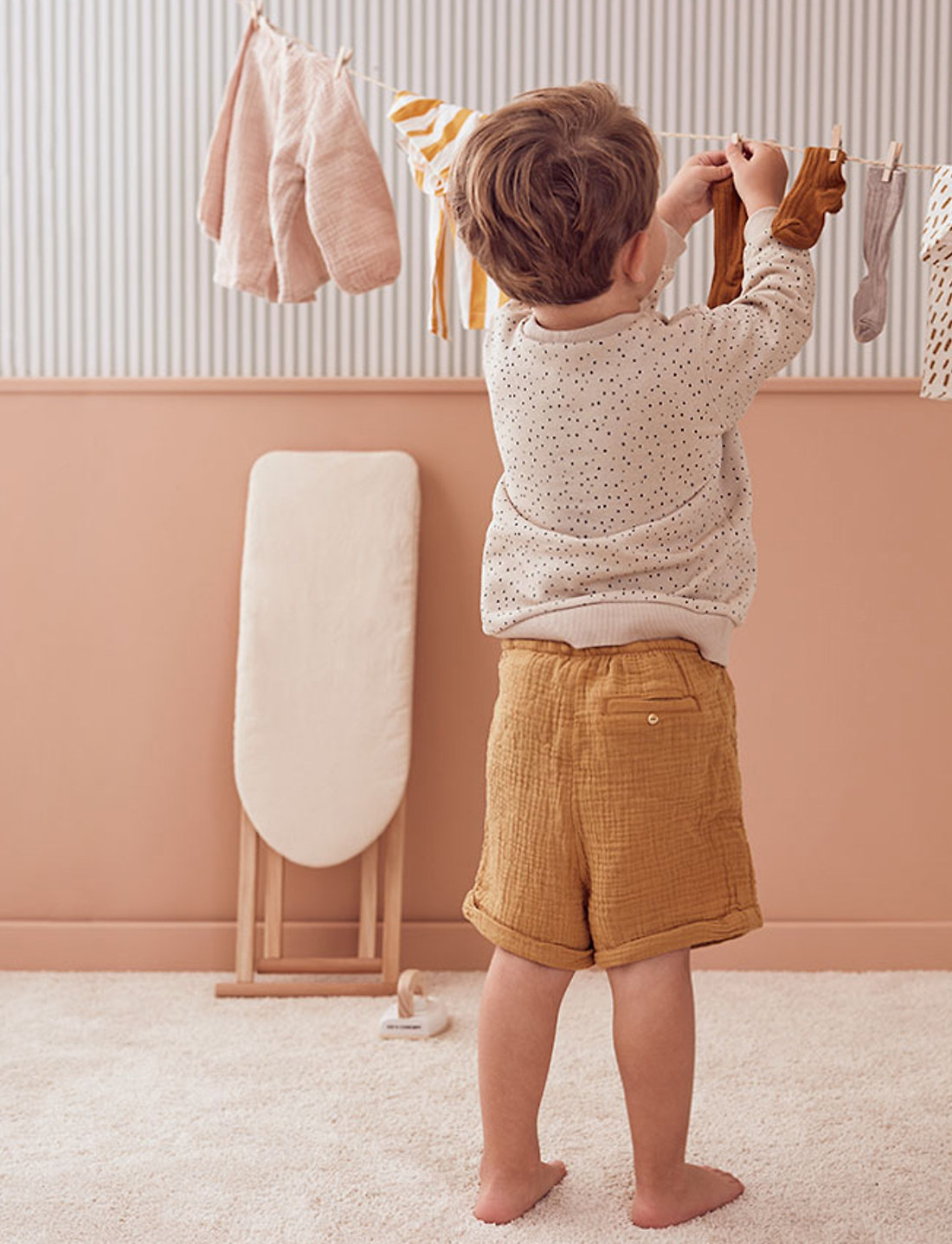 Kid's Concept - Iron board with iron BISTRO - reinigungsgeräte - nature,white - 0