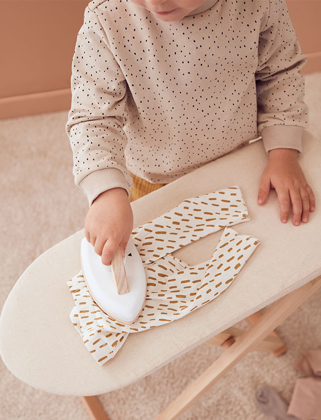 Kid's Concept - Iron board with iron BISTRO - städutrustning - nature,white - 4