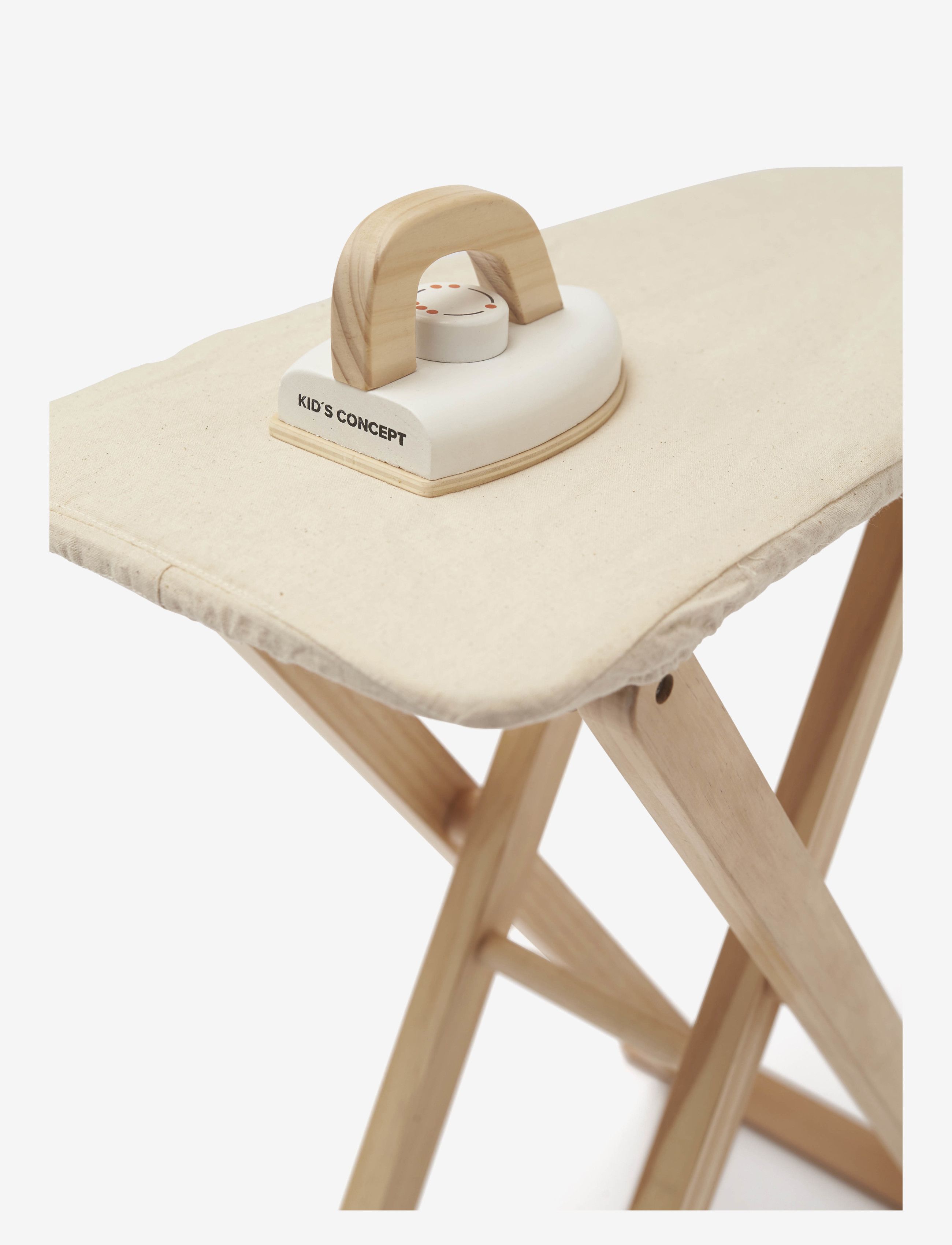 Kid's Concept - Iron board with iron BISTRO - hreingerningarleikföng - nature,white - 3