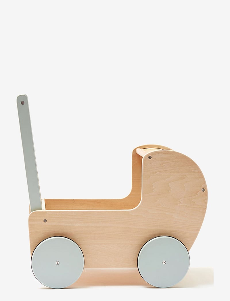 Kid's Concept - Doll pram natural - puppenwagen - nature,light green - 1