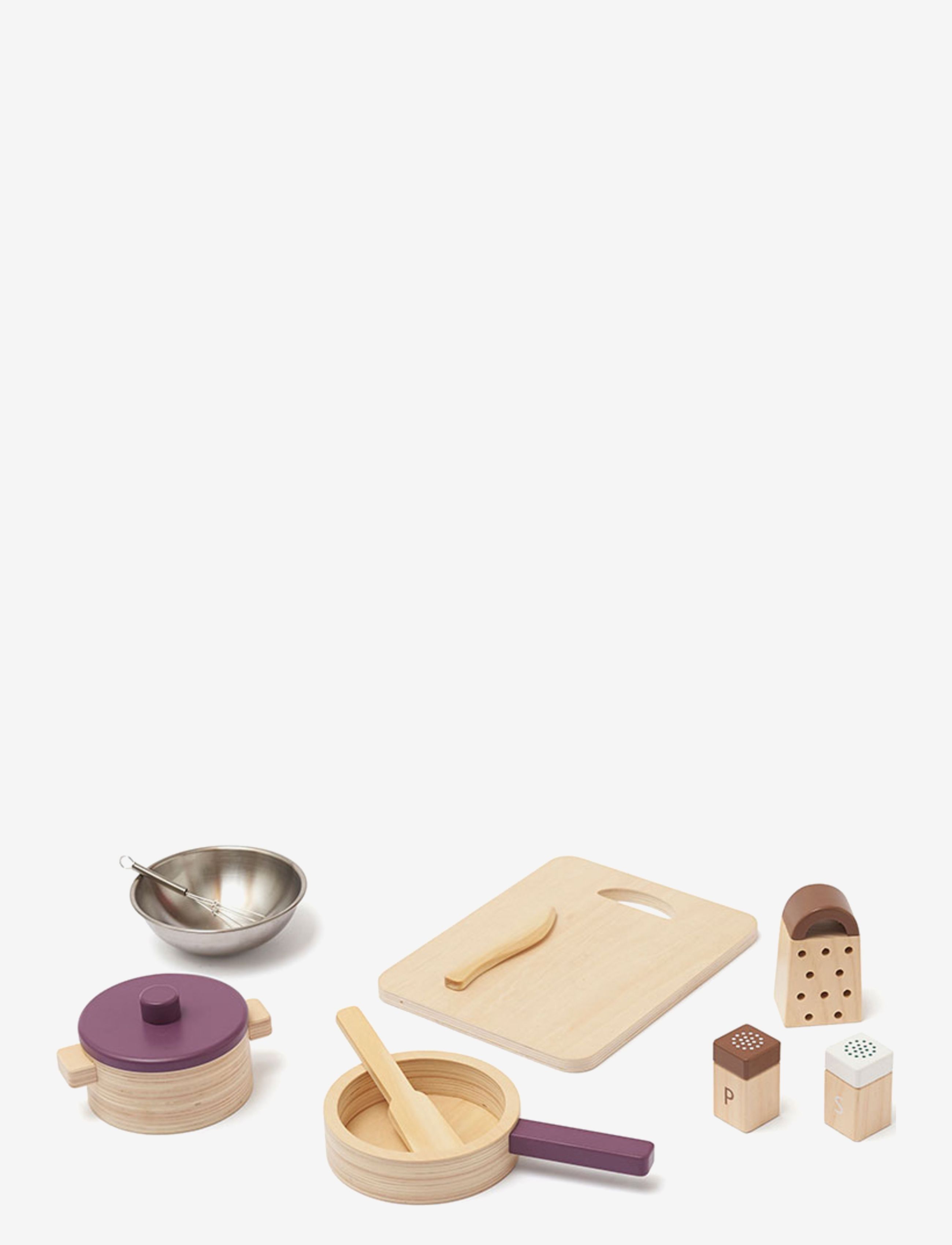 Kid's Concept - Cookware play set BISTRO - mänguköögi tarvikud - purple,nature - 1