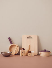 Kid's Concept - Cookware play set BISTRO - tilbehør til lekekjøkken - purple,nature - 6