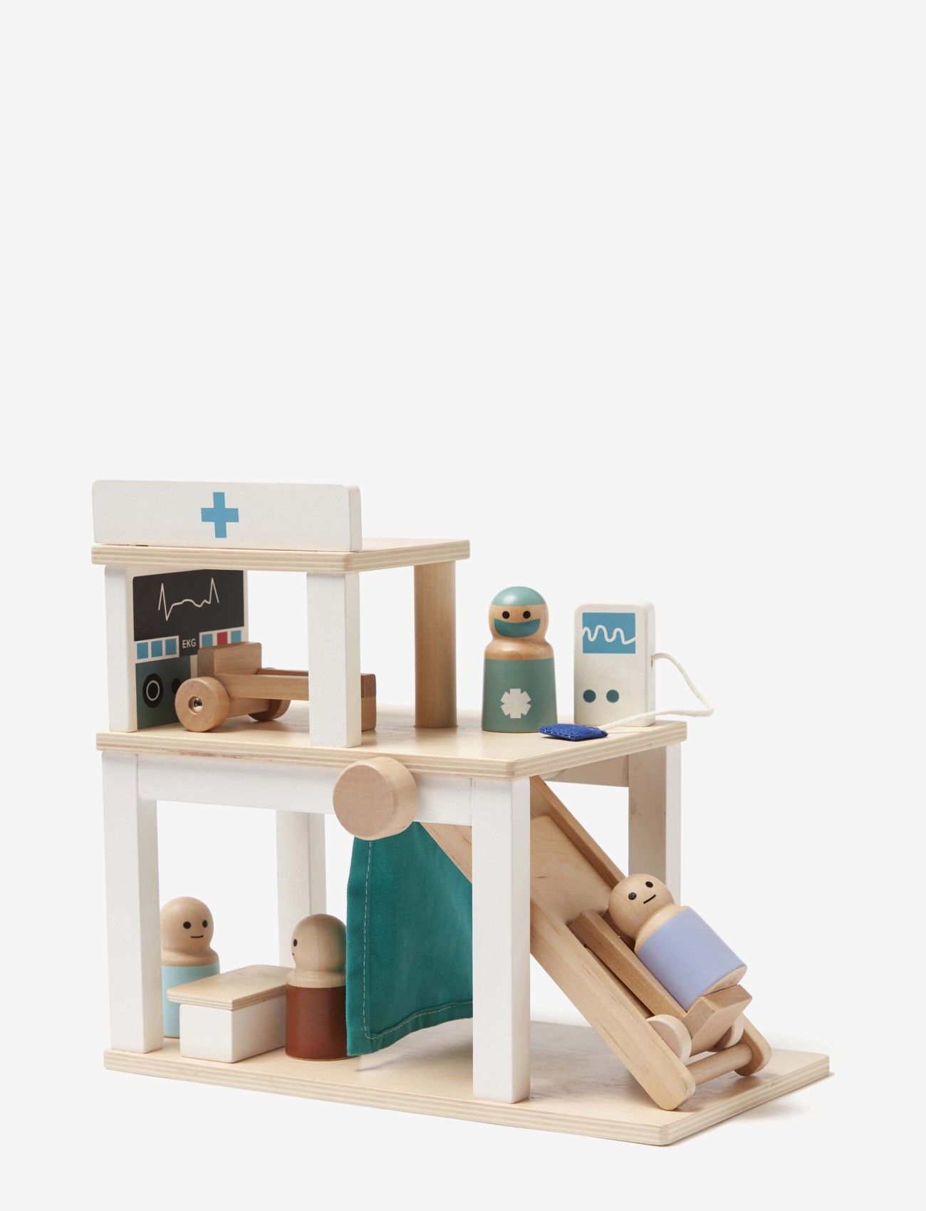 Kid's Concept Hospital Aiden, One Size, Multi/patterned, Legesæt Og Actionfigurer > Træfigurer, Børn
