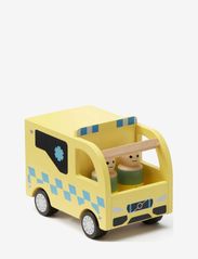 Kid's Concept - Ambulance AIDEN - wooden figures - yellow - 1