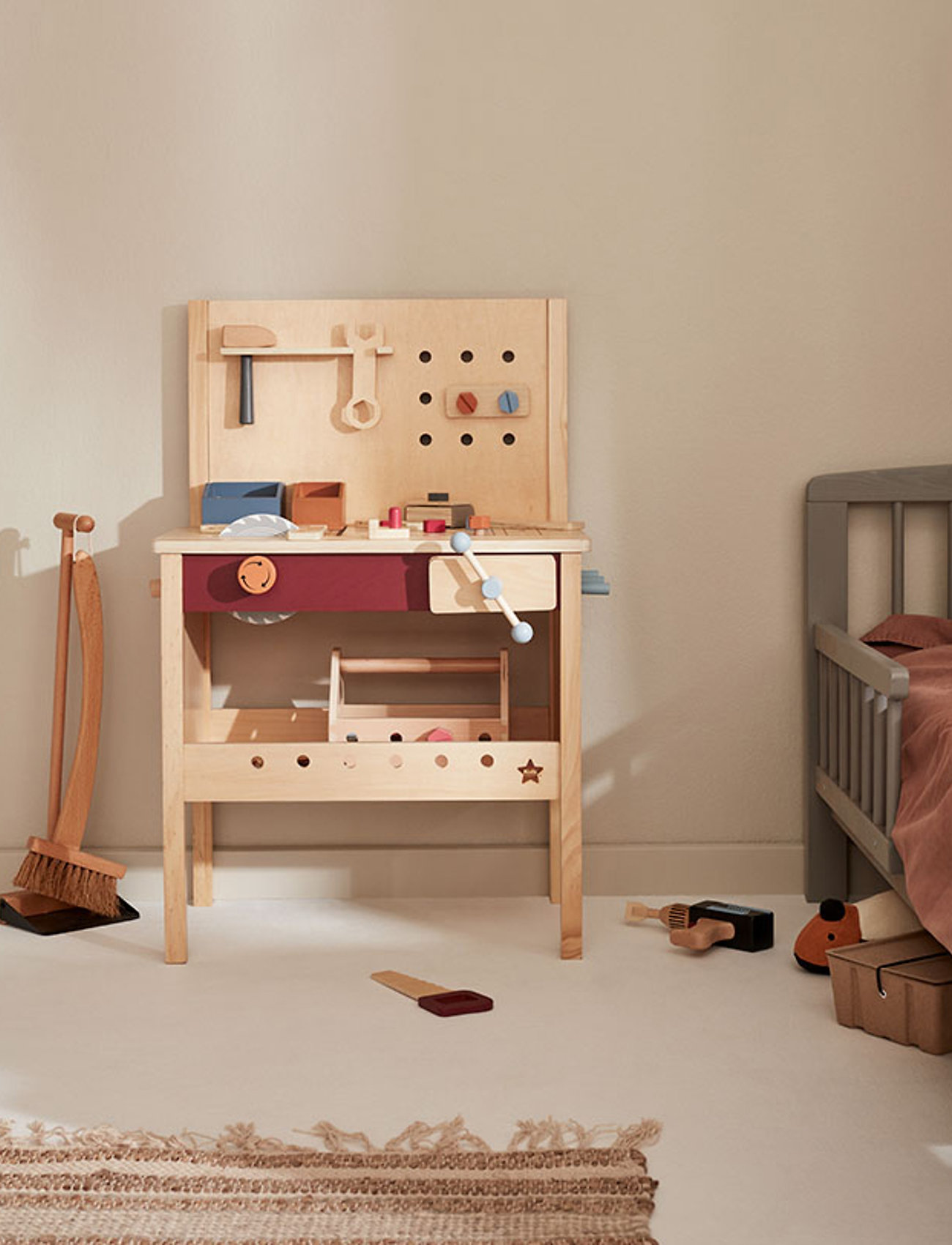 Kid's Concept Tool Bench Kid's Hub, Børn, Toy Tools, Multi/mønstret, Str: ONE SIZE