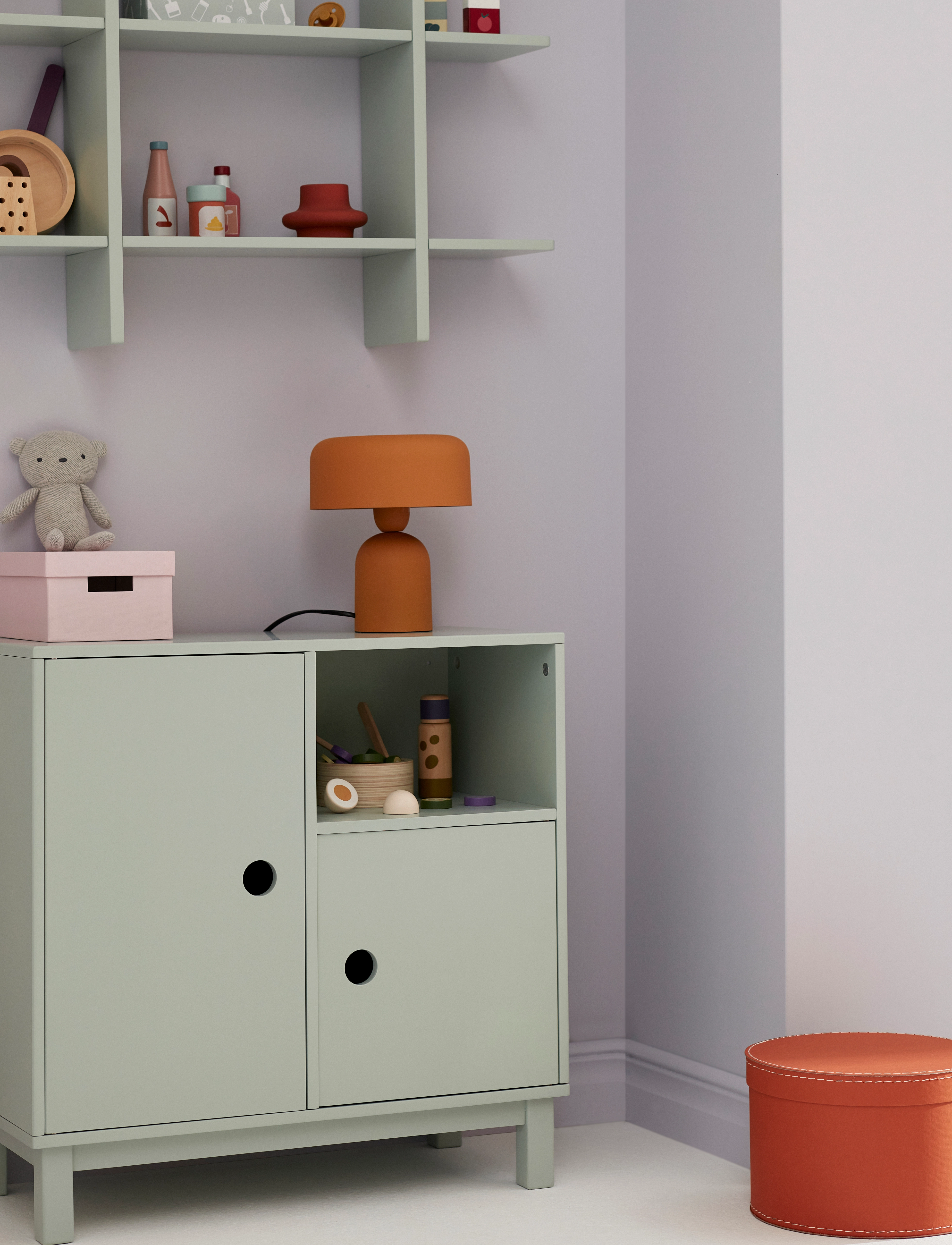 Kid's Concept - Cabinet light green STAR - green - 2