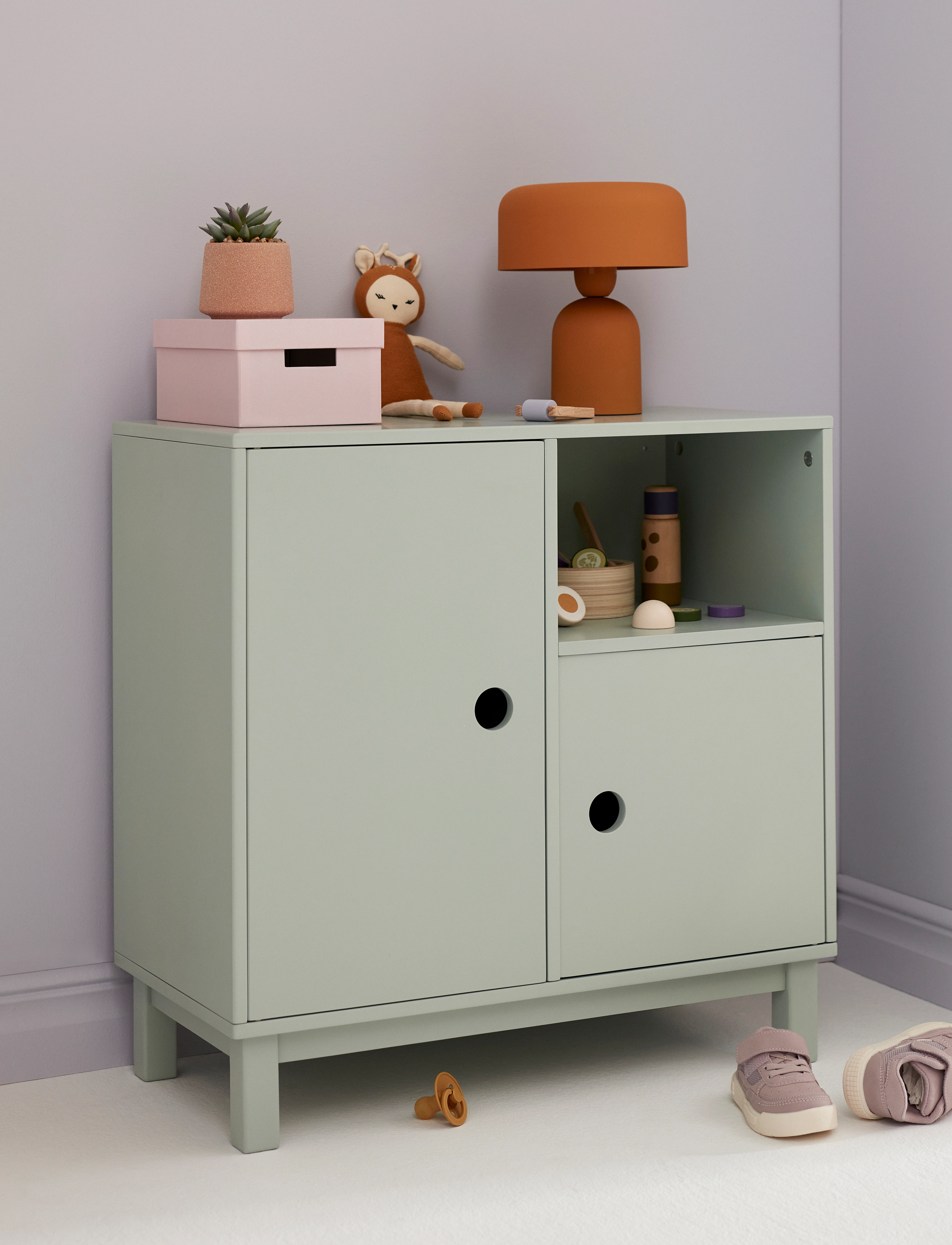 Kid's Concept - Cabinet light green STAR - green - 5