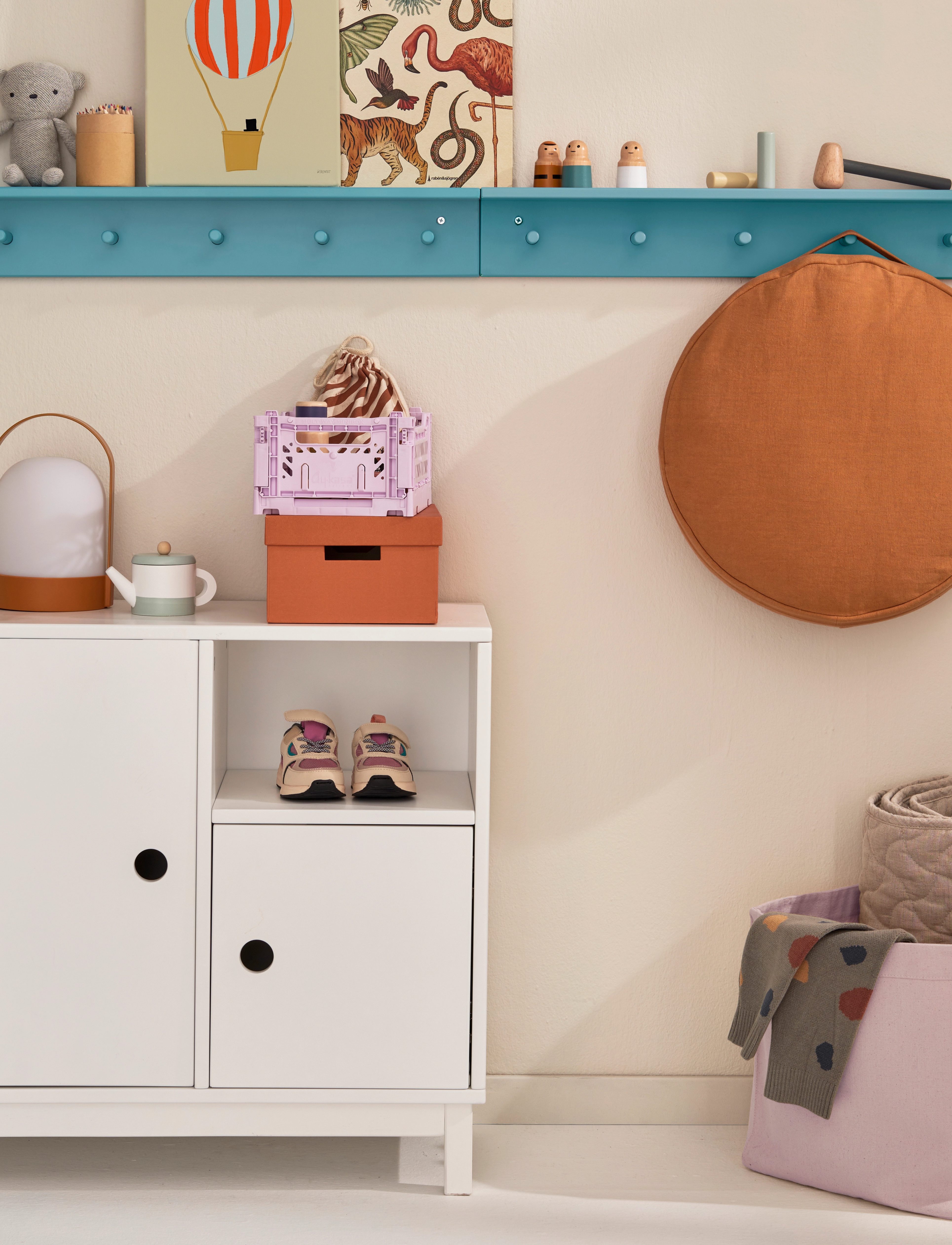 Kid's Concept Cabinet White Star, One Size, White, Børneindretning > Møbler, Børn