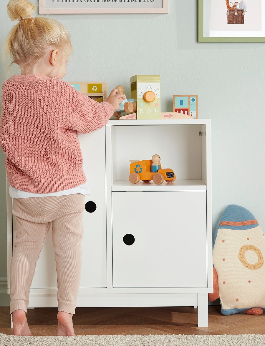 Kid's Concept - Cabinet white STAR - möbel mit aufbewahrungsfunktion - white - 4