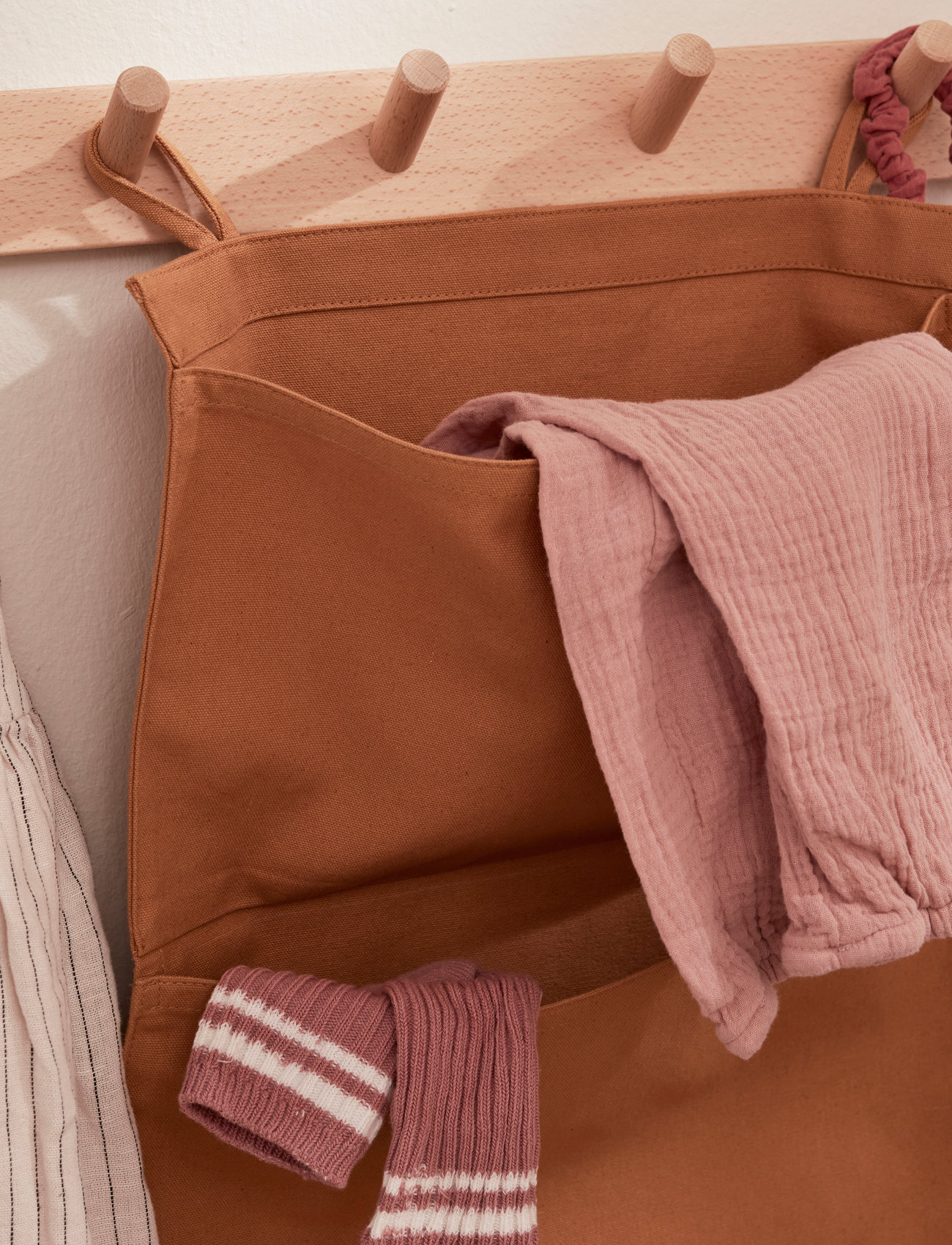 Kid's Concept - Hang storage textile brown - alhaisimmat hinnat - brown - 1