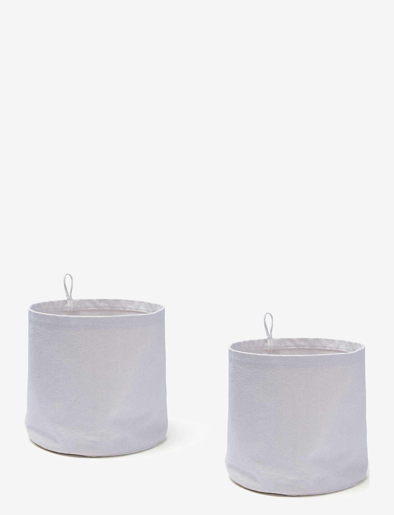 Kid's Concept - Storage textile cylinder 2pcs lilac - opbergdozen - purple - 0