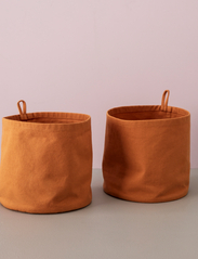 Kid's Concept - Storage textile cylinder 2pcs brown - opbevaringskurve - brown - 5