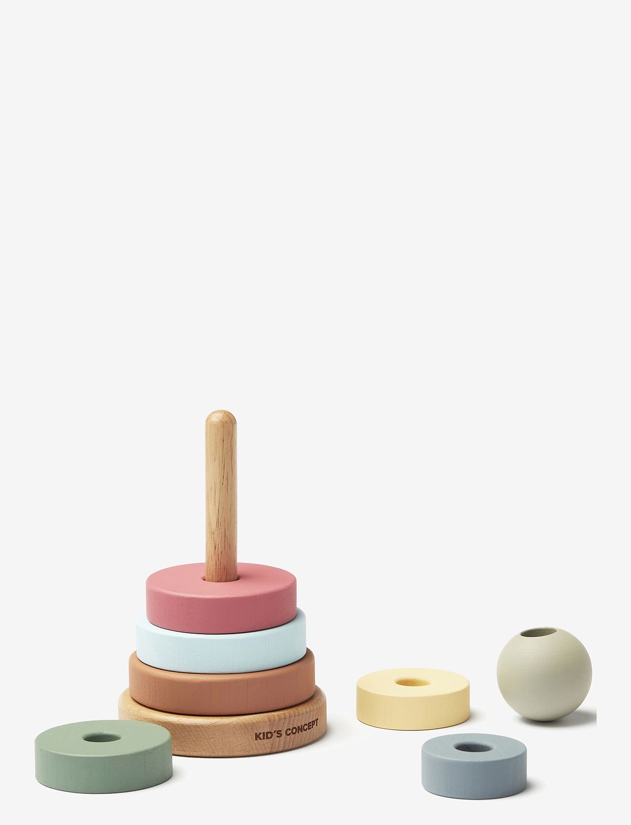 Kid's Concept - Stacking rings EDVIN - laveste priser - multi - 1