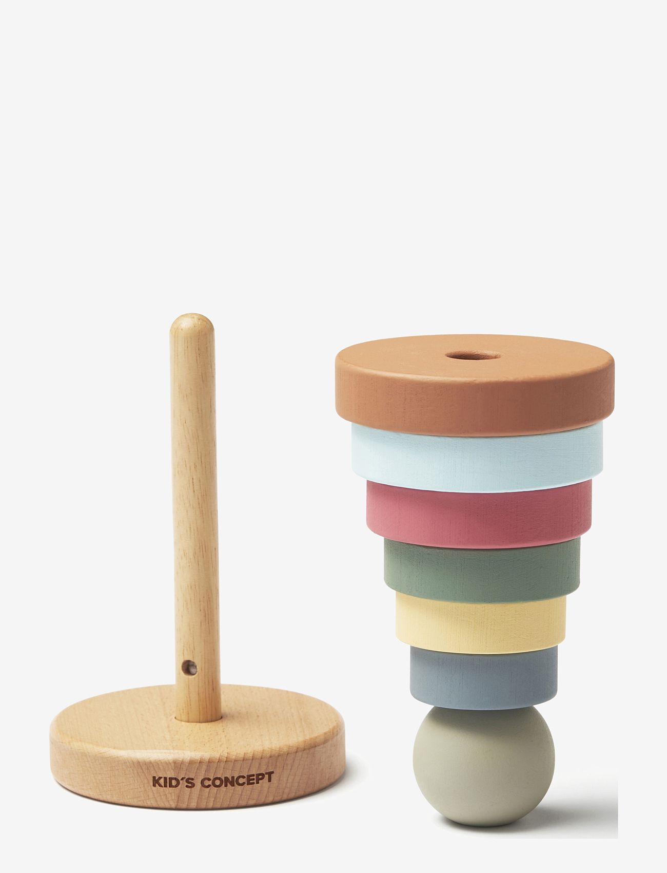 Kid's Concept - Stacking rings EDVIN - laveste priser - multi - 2