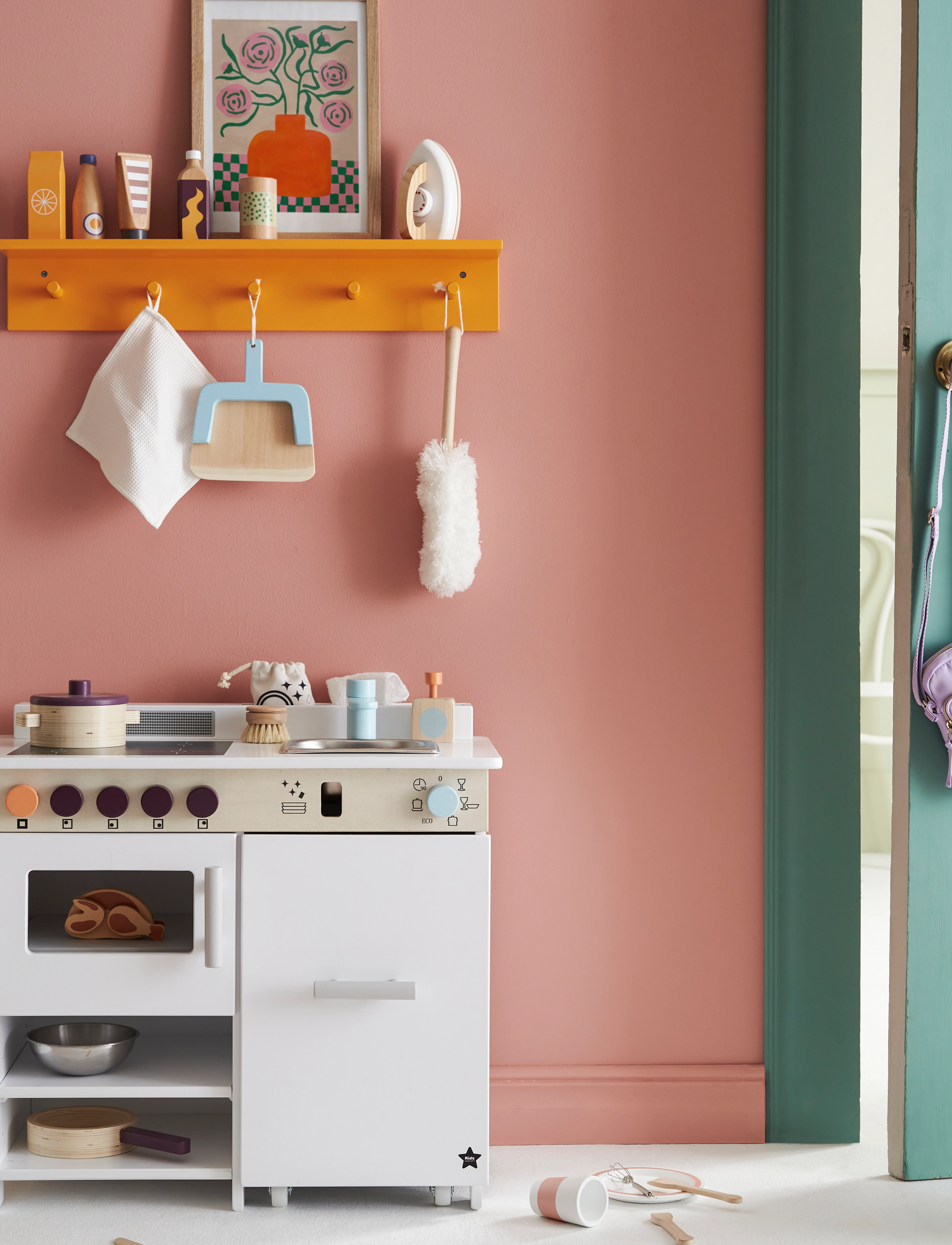 Kid's Concept Kitchen With Dishwasher Hub, One Size, Toy & Accessories, Mehrfarbig/gemustert - Kitchens, Kinder