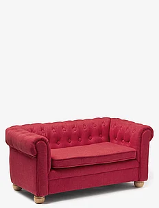 Sofa chesterfield small  red, Kid's Concept