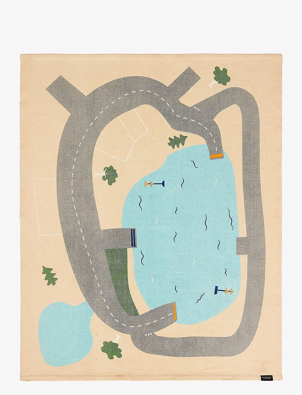 Kid's Concept - Rug 130x160 AIDEN - stačiakampiai kilimai - multi - 1