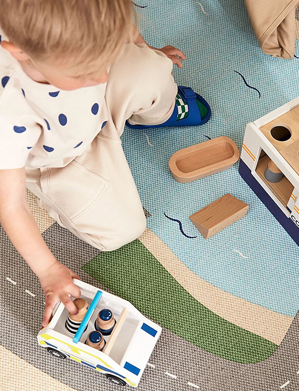 Kid's Concept - Rug 130x160 AIDEN - stačiakampiai kilimai - multi - 0