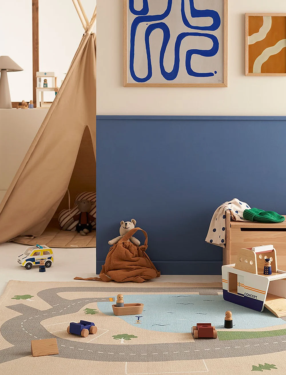 Kid's Concept - Rug 130x160 AIDEN - stačiakampiai kilimai - multi - 3