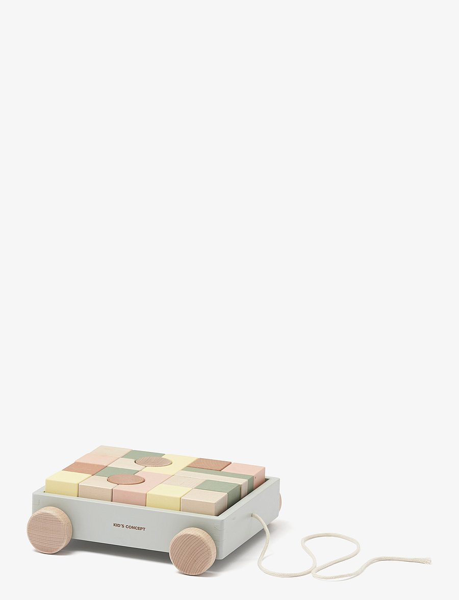Kid's Concept - Wagon with blocks EDVIN - stapelklötze - multi coloured - 1