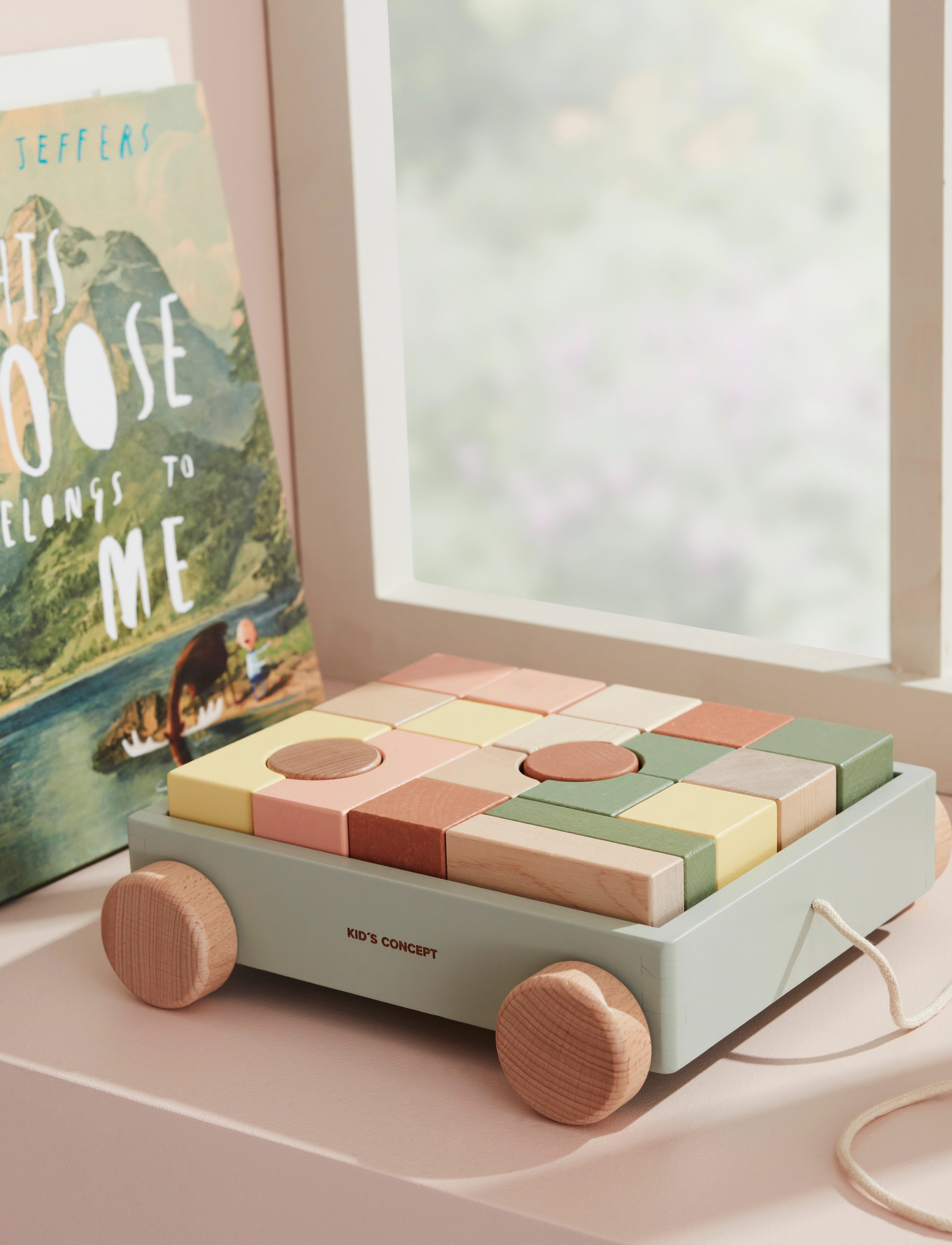 Kid's Concept - Wagon with blocks EDVIN - lernspielzeug - multi coloured - 4