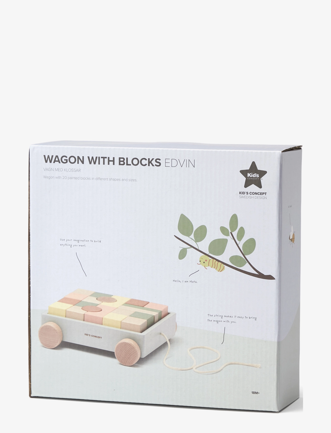 Kid's Concept - Wagon with blocks EDVIN - lernspielzeug - multi coloured - 2