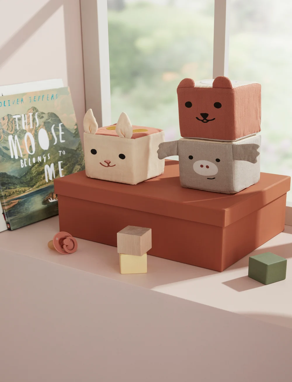 Kid's Concept - Play cubes textile EDVIN - stapelklötze - multi - 0