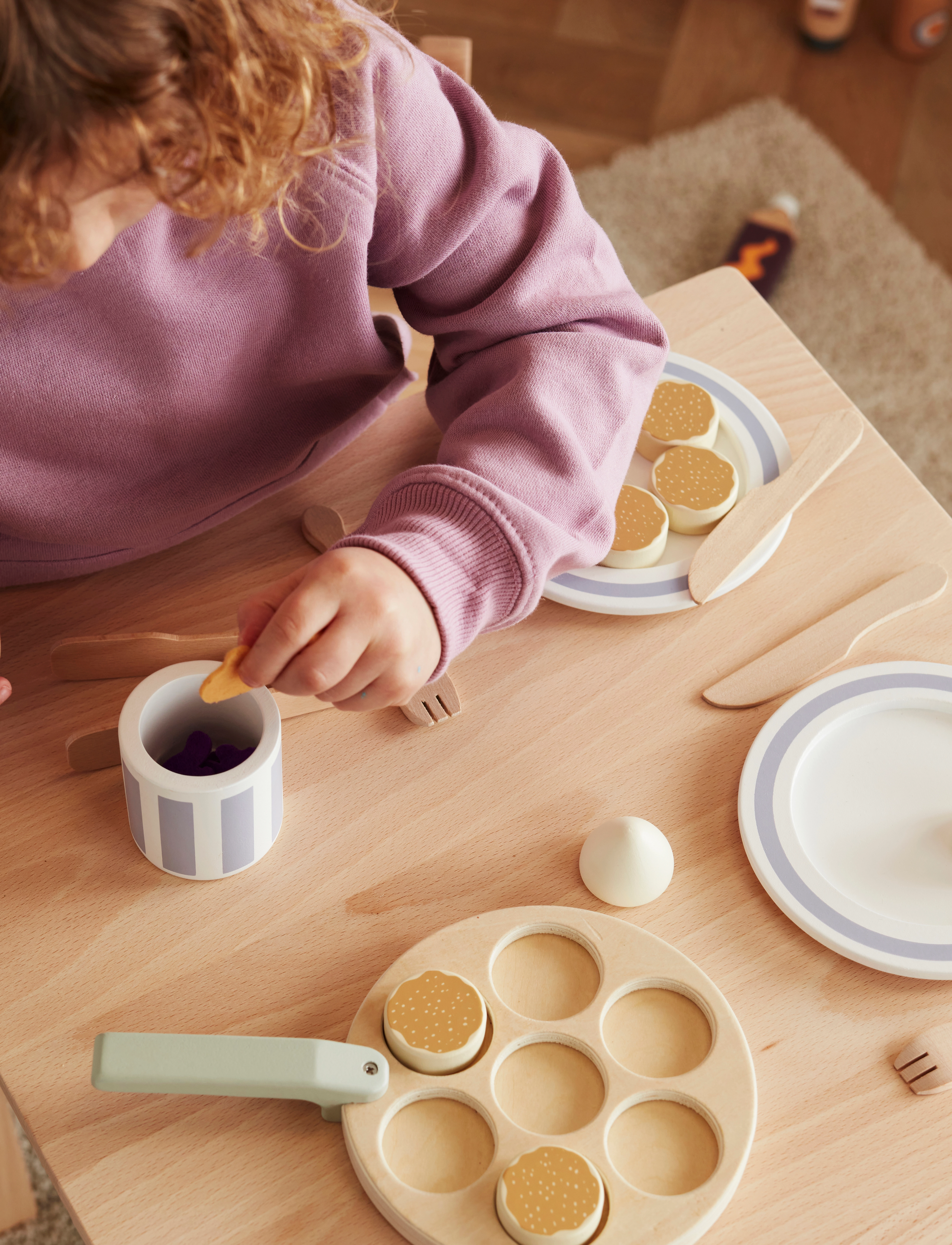 Kid's Concept Swedish Pancake Set Kid's Hub, Børn, Toy Food & Cakes, Multi/mønstret, Str: ONE SIZE