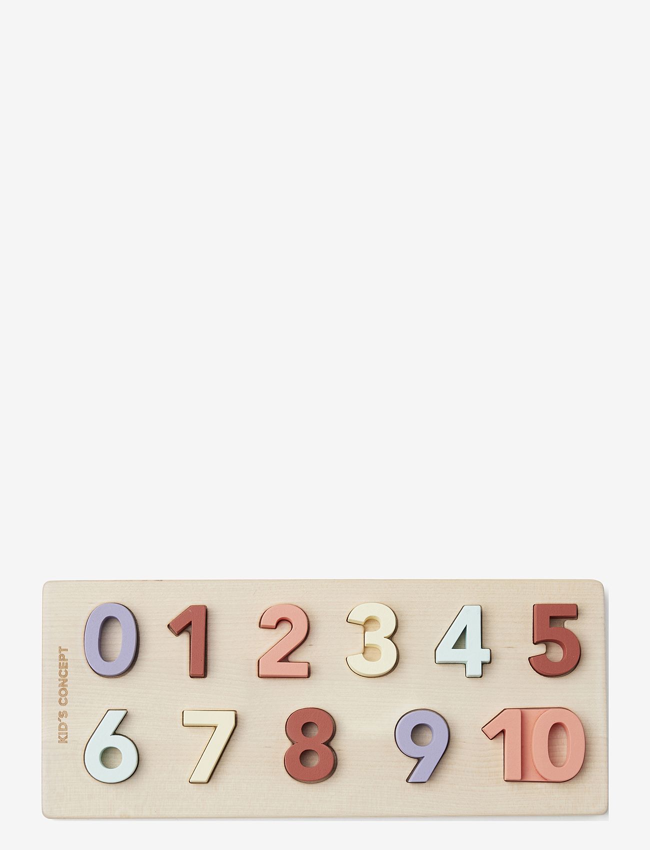 Kid's Concept - Number puzzle 1-10 - medinės dėlionės - multi coloured - 1