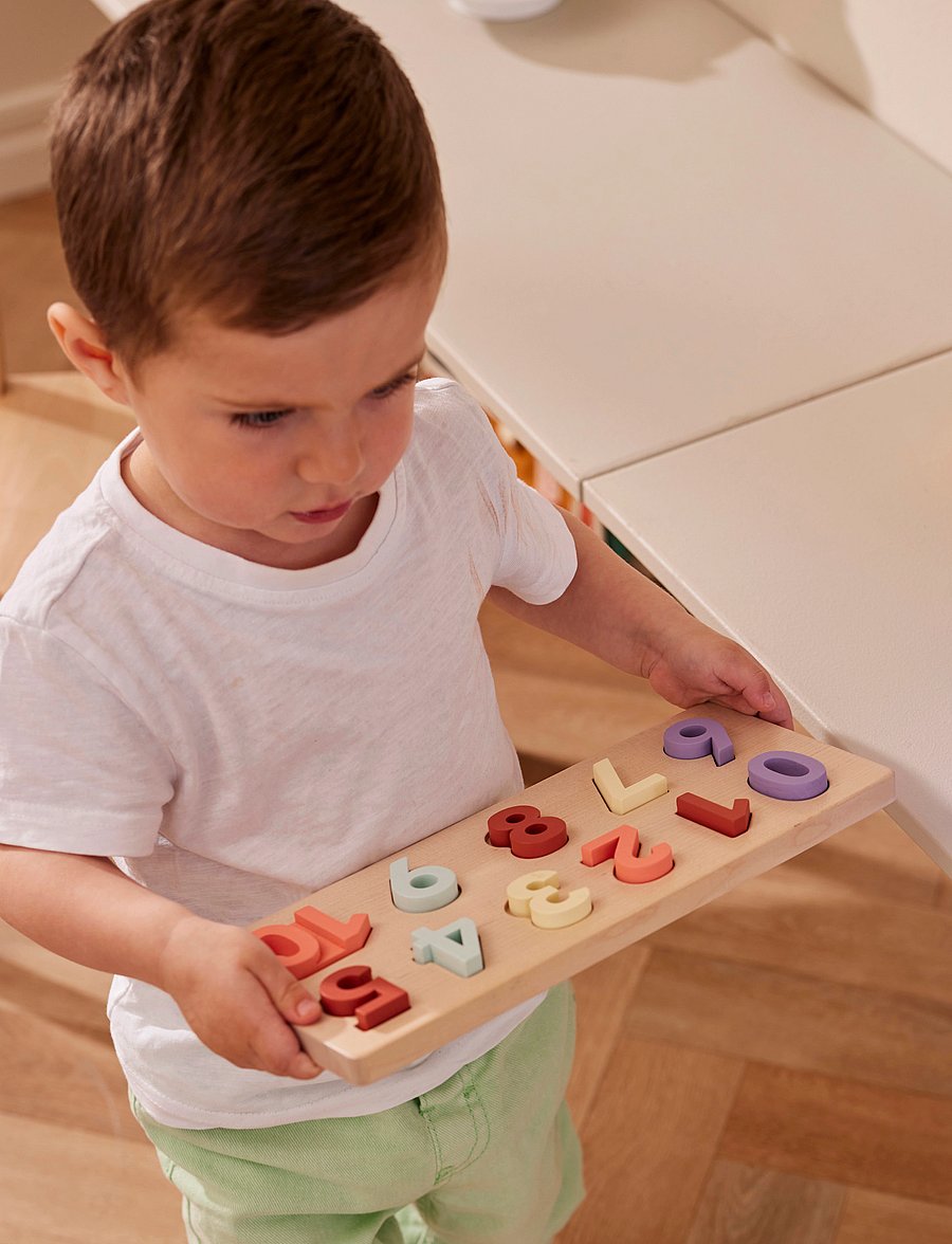 Kid's Concept - Number puzzle 1-10 - holzpuzzle - multi coloured - 0