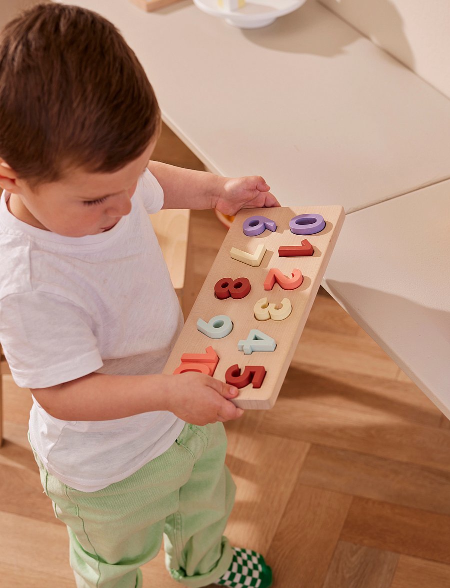 Kid's Concept - Number puzzle 1-10 - holzpuzzle - multi coloured - 4