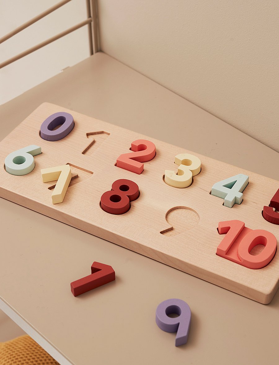 Kid's Concept - Number puzzle 1-10 - holzpuzzle - multi coloured - 5