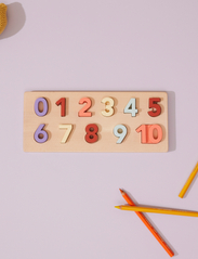 Kid's Concept - Number puzzle 1-10 - träpussel - multi coloured - 6