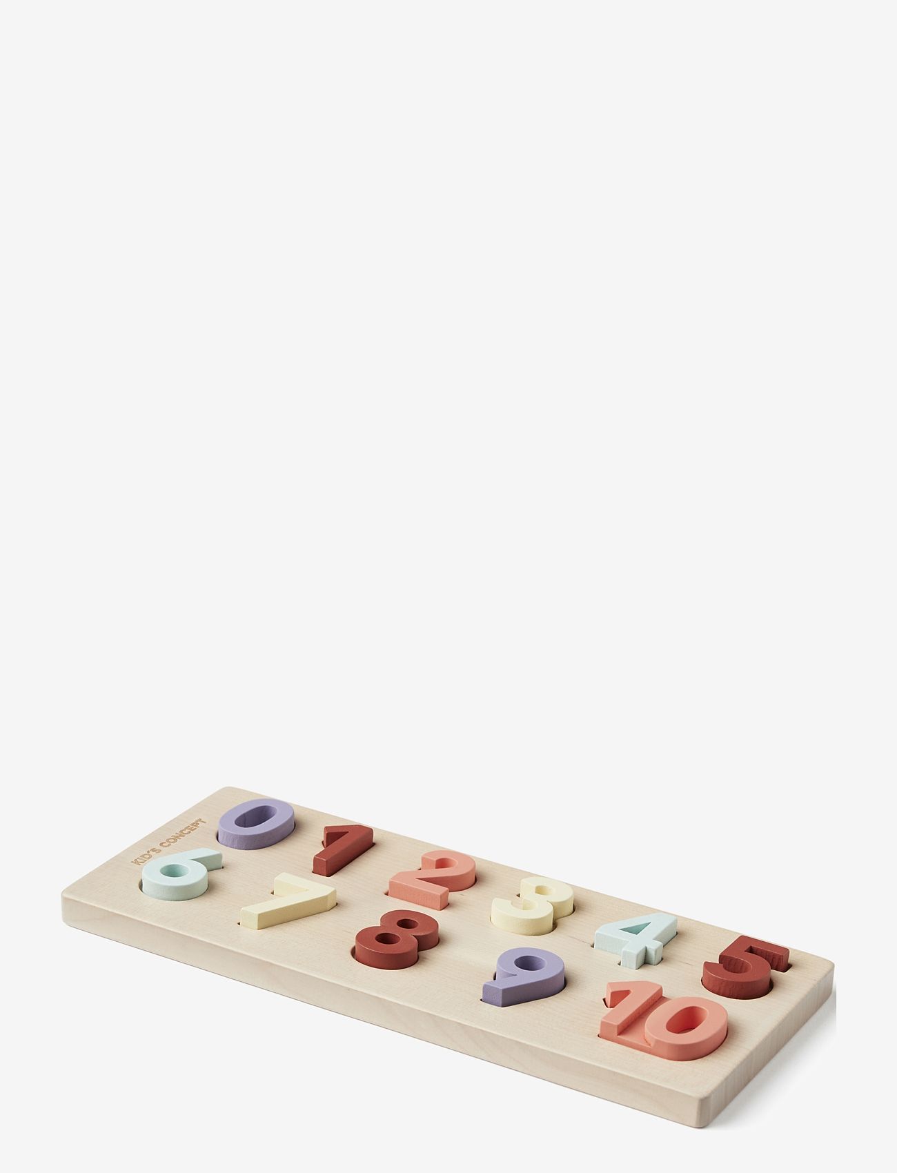 Kid's Concept - Number puzzle 1-10 - houten puzzels - multi coloured - 3