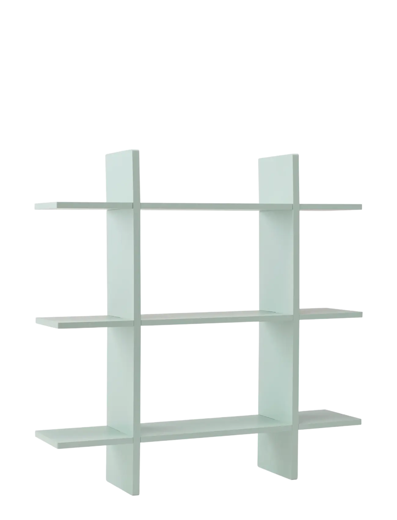 Kid's Concept Wall Shelf 3 Level Light Green, Hylde, Grøn, Str: ONE SIZE