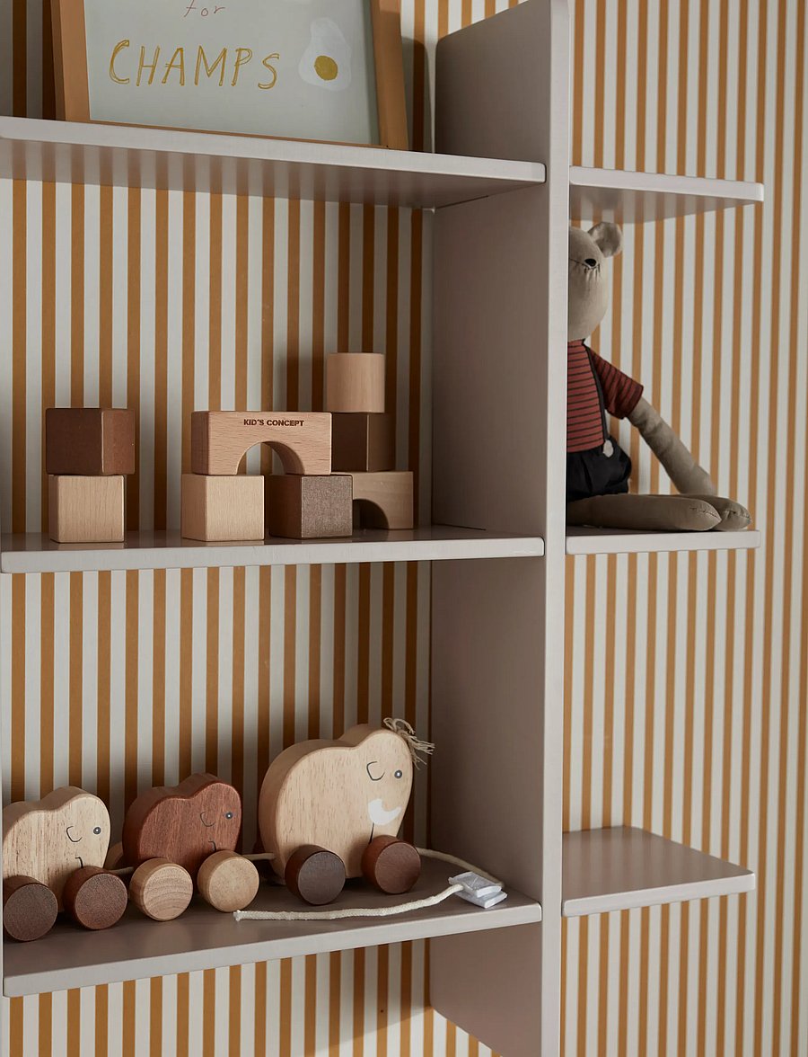 Kid's Concept - Wall shelf 3 level grey - hyllor - grey - 2