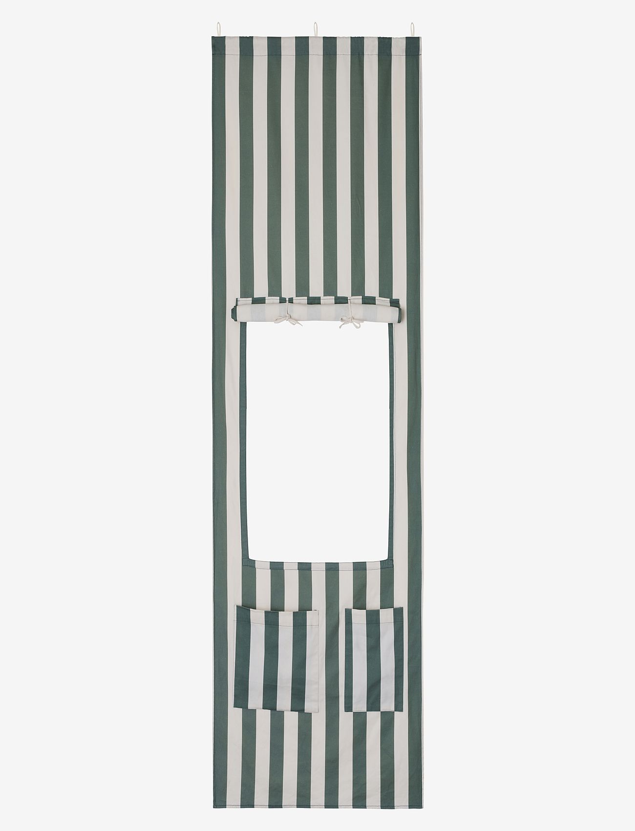 Kid's Concept - Doorway kiosk stripe green - legetøjskøbmandsboder - green - 0