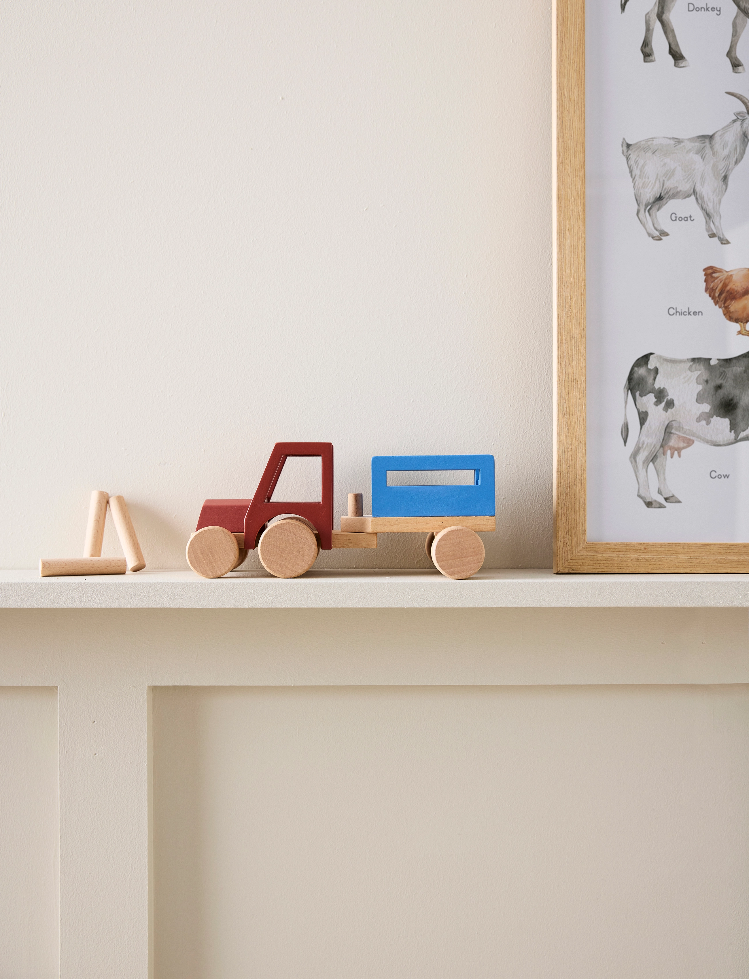 Kid's Concept Tractor Aiden, One Size, Toy Vehicles, Mehrfarbig/gemustert - Tractors, Kinder