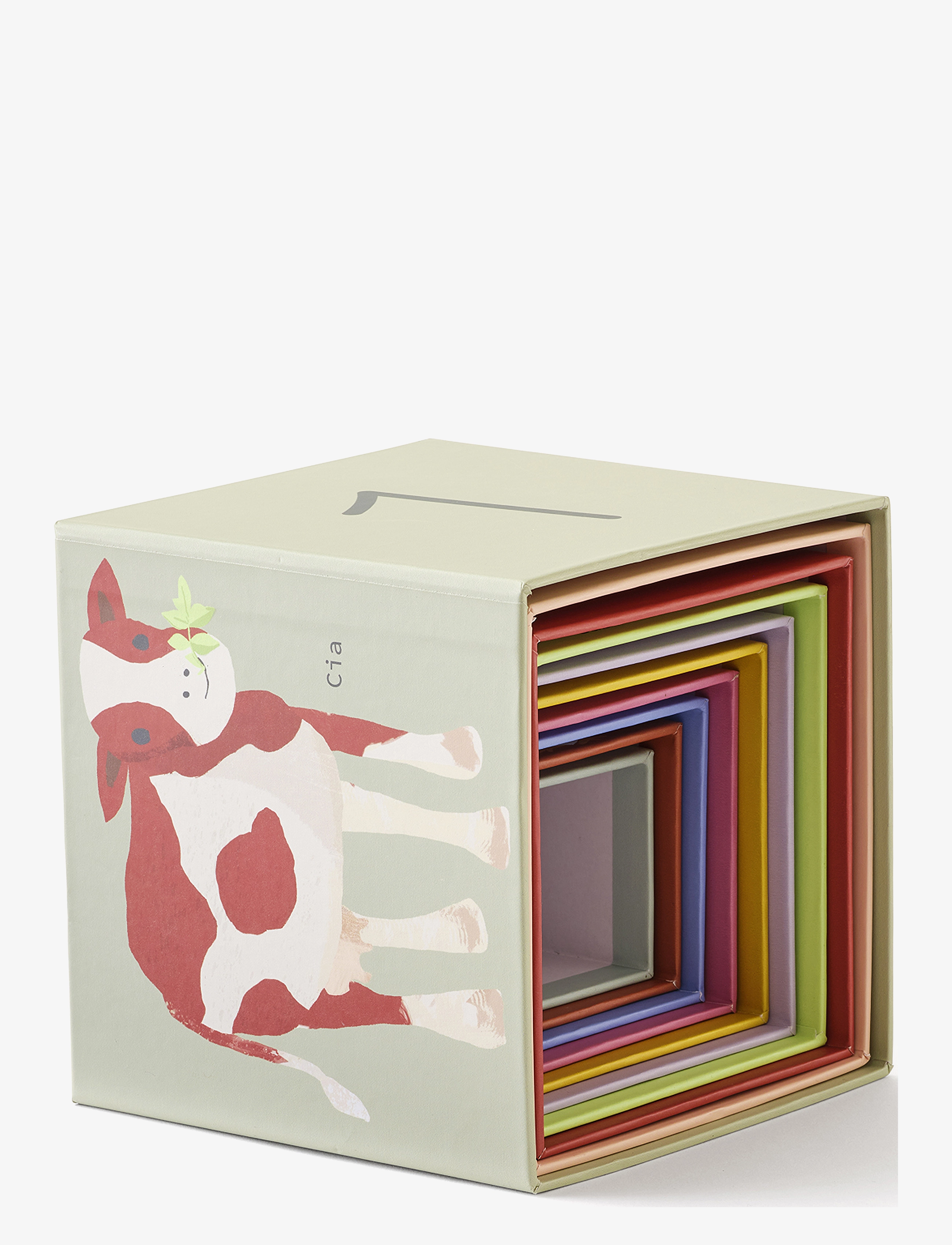 Kid's Concept - Cubes paper 1-10 AIDEN - staflanlegir kubbar - multi coloured - 2
