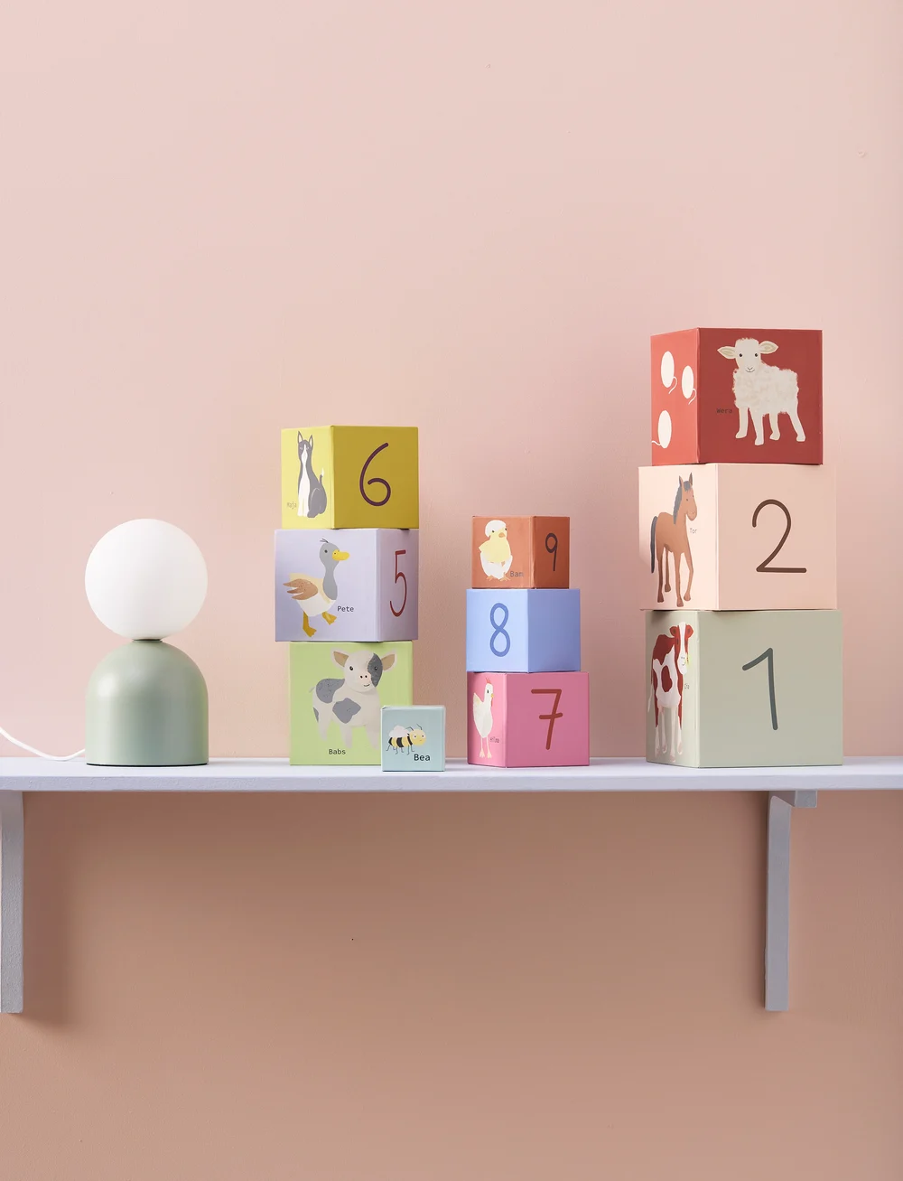 Kid's Concept - Cubes paper 1-10 AIDEN - torniklotsid - multi coloured - 0