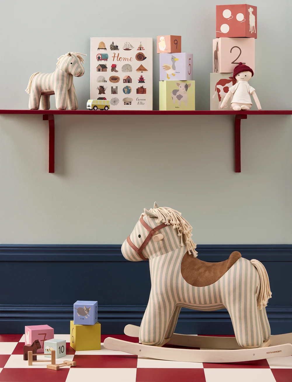 Kid's Concept - Cubes paper 1-10 AIDEN - torniklotsid - multi coloured - 3