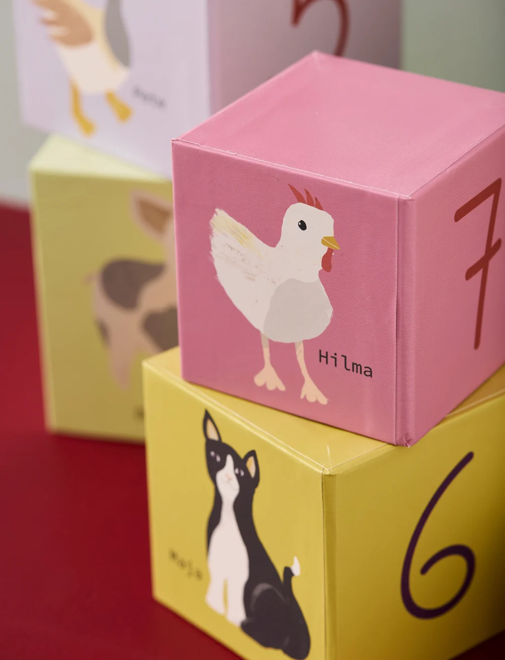 Kid's Concept - Cubes paper 1-10 AIDEN - torniklotsid - multi coloured - 4