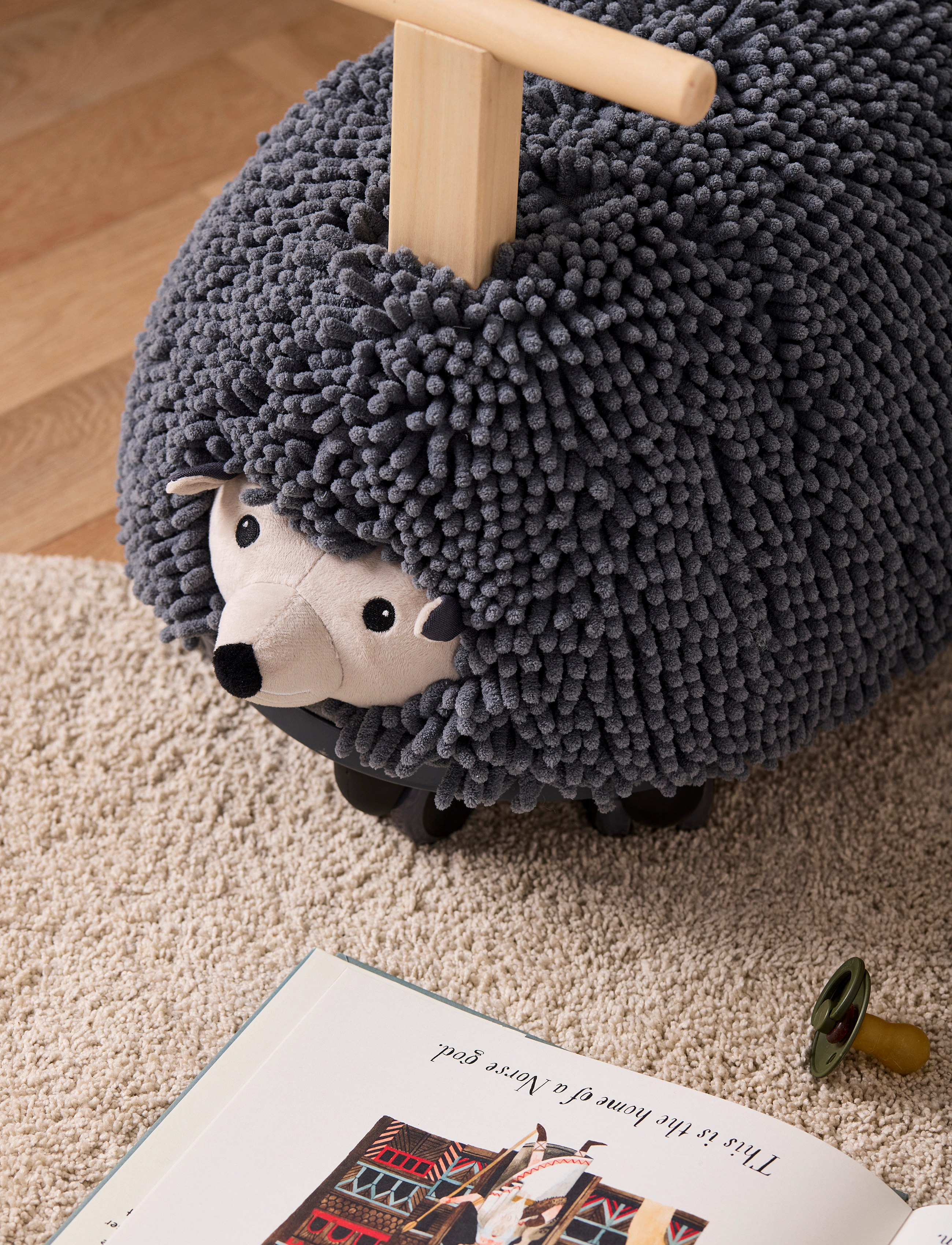 Kid's Concept - Ride along hedgehog EDVIN - Útileikföng - grey - 3