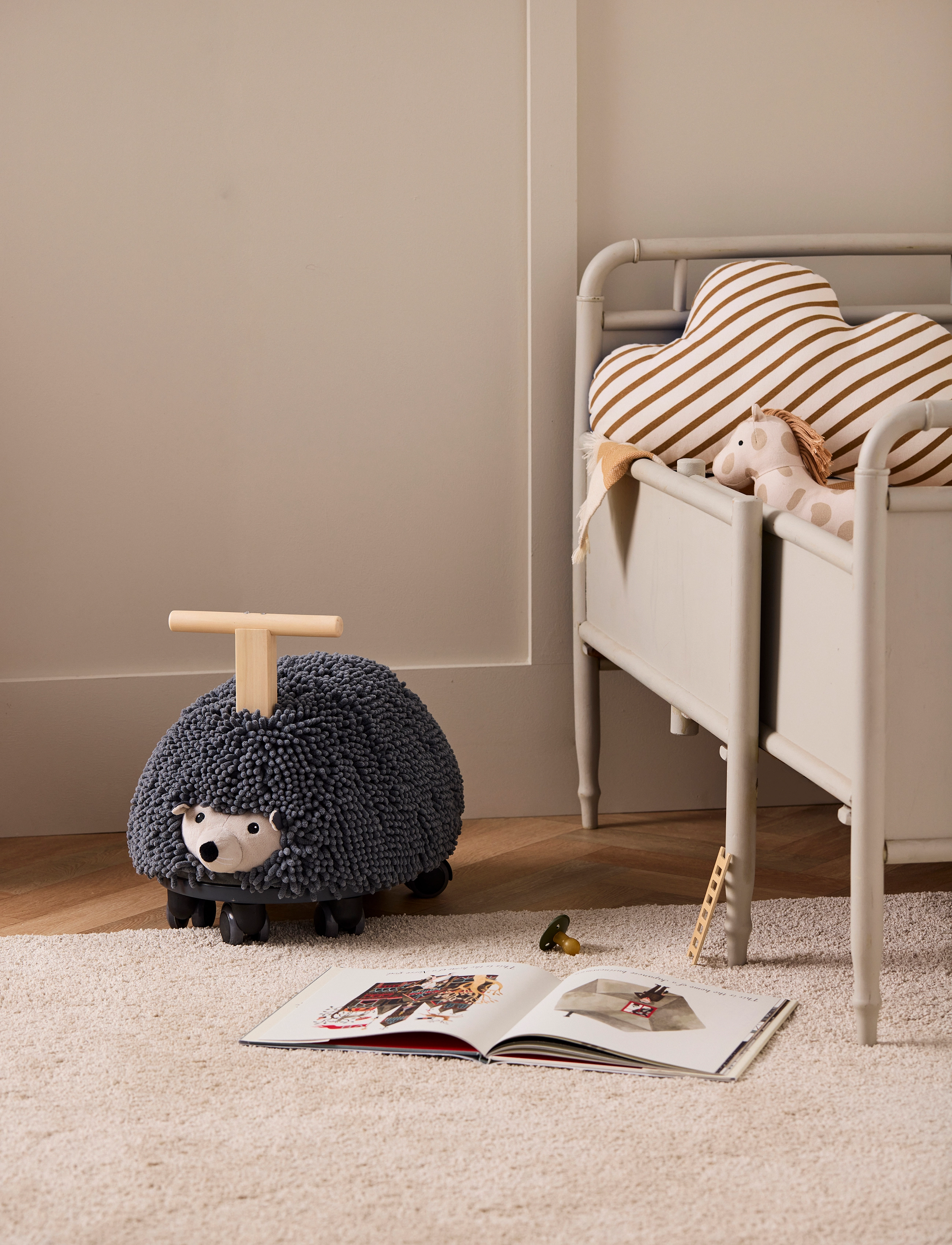 Kid's Concept - Ride along hedgehog EDVIN - Útileikföng - grey - 4